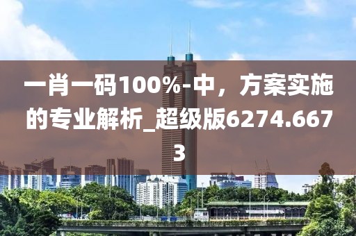 一肖一码100%-中，方案实施的专业解析_超级版6274.6673