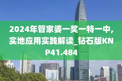 2024年管家婆一奖一特一中,实地应用实践解读_钻石版KNP41.484