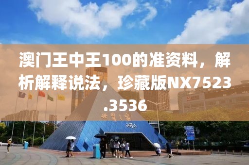 澳门王中王100的准资料，解析解释说法，珍藏版NX7523.3536