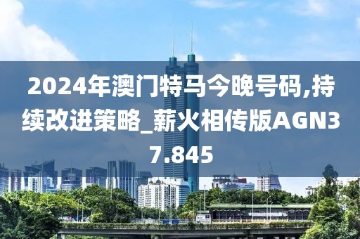 2024年澳门特马今晚号码,持续改进策略_薪火相传版AGN37.845