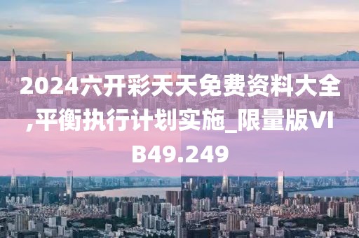 2024六开彩天天免费资料大全,平衡执行计划实施_限量版VIB49.249