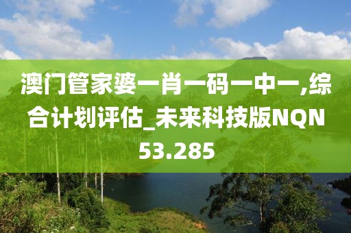 澳门管家婆一肖一码一中一,综合计划评估_未来科技版NQN53.285