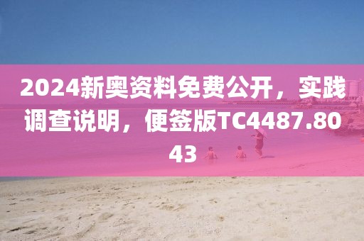 2024新奥资料免费公开，实践调查说明，便签版TC4487.8043