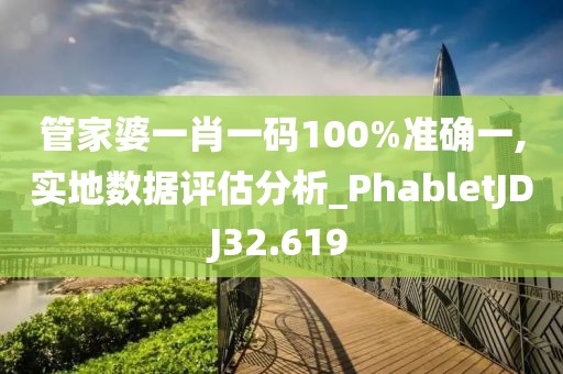 管家婆一肖一码100%准确一,实地数据评估分析_PhabletJDJ32.619