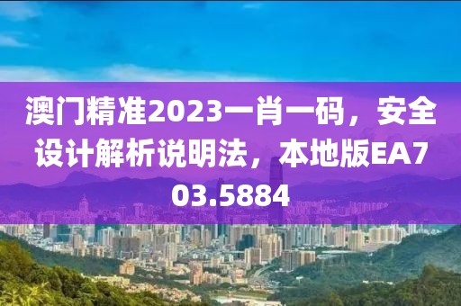 澳门精准2023一肖一码，安全设计解析说明法，本地版EA703.5884