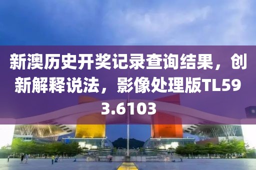 新澳历史开奖记录查询结果，创新解释说法，影像处理版TL593.6103