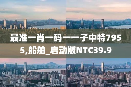 最准一肖一码一一子中特7955,船舶_启动版NTC39.9