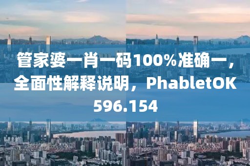 管家婆一肖一码100%准确一，全面性解释说明，PhabletOK596.154