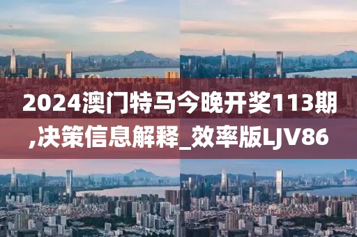 2024澳门特马今晚开奖113期,决策信息解释_效率版LJV86
