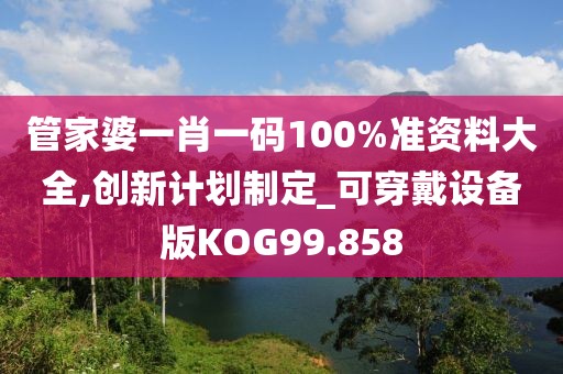 管家婆一肖一码100%准资料大全,创新计划制定_可穿戴设备版KOG99.858