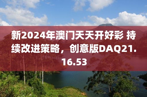 新2024年澳门天天开好彩 持续改进策略，创意版DAQ21.16.53