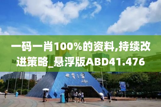 一码一肖100%的资料,持续改进策略_悬浮版ABD41.476