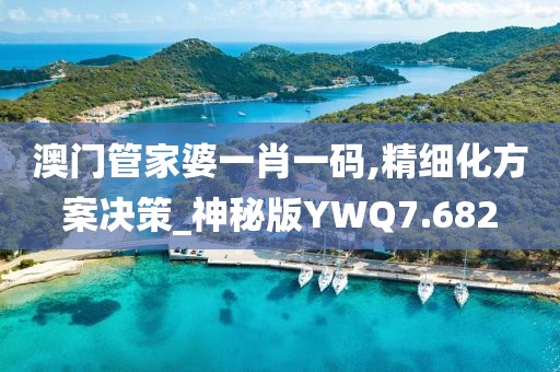澳门管家婆一肖一码,精细化方案决策_神秘版YWQ7.682