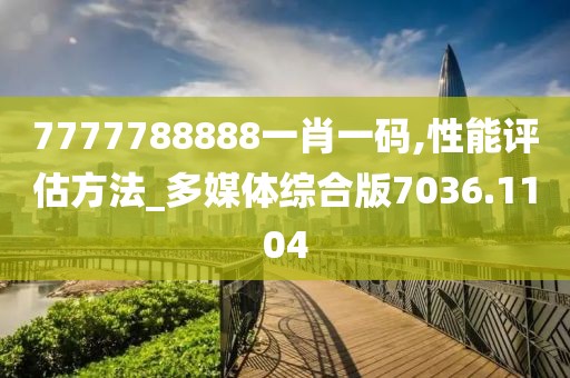 7777788888一肖一码,性能评估方法_多媒体综合版7036.1104