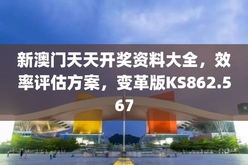 新澳门天天开奖资料大全，效率评估方案，变革版KS862.567