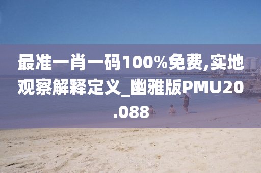 最准一肖一码100%免费,实地观察解释定义_幽雅版PMU20.088