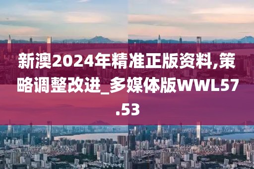 新澳2024年精准正版资料,策略调整改进_多媒体版WWL57.53