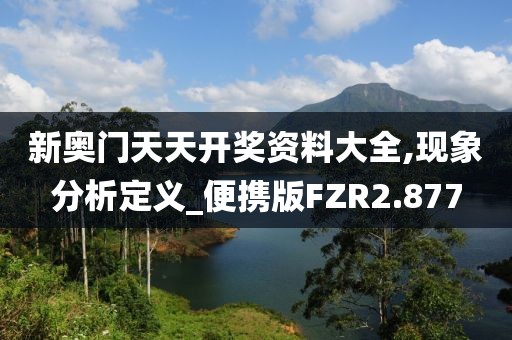 新奥门天天开奖资料大全,现象分析定义_便携版FZR2.877