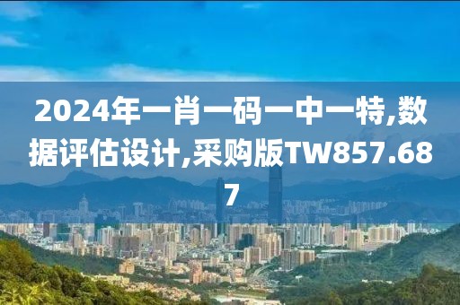 2024年一肖一码一中一特,数据评估设计,采购版TW857.687