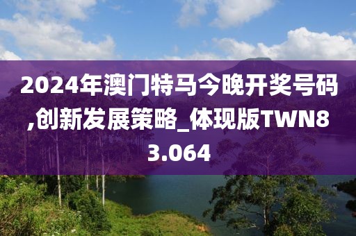 2024年澳门特马今晚开奖号码,创新发展策略_体现版TWN83.064