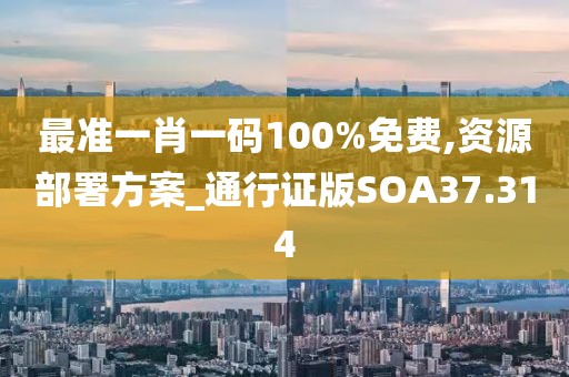 最准一肖一码100%免费,资源部署方案_通行证版SOA37.314