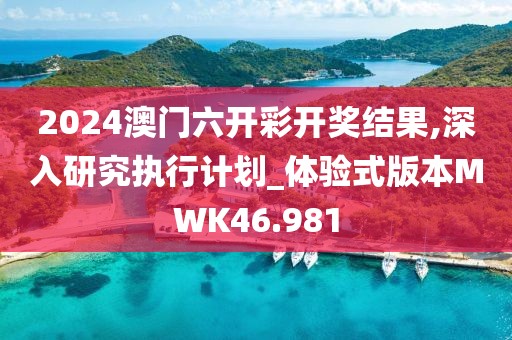 2024澳门六开彩开奖结果,深入研究执行计划_体验式版本MWK46.981