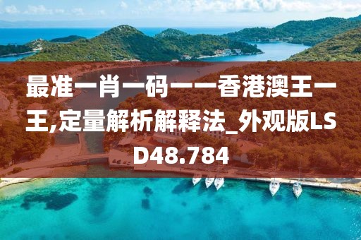 最准一肖一码一一香港澳王一王,定量解析解释法_外观版LSD48.784