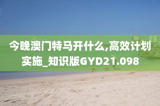 今晚澳门特马开什么,高效计划实施_知识版GYD21.098