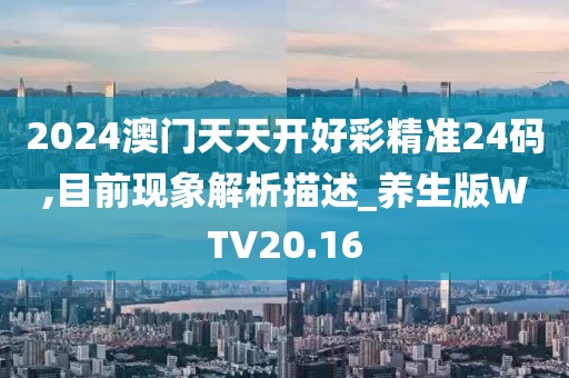 2024澳门天天开好彩精准24码,目前现象解析描述_养生版WTV20.16