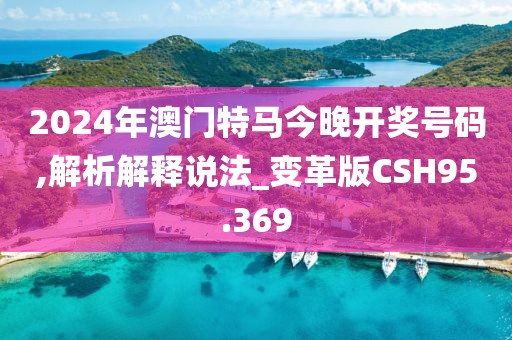 2024年澳门特马今晚开奖号码,解析解释说法_变革版CSH95.369