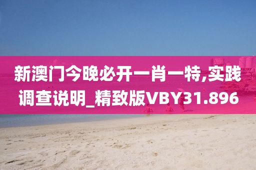 新澳门今晚必开一肖一特,实践调查说明_精致版VBY31.896