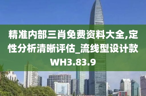 精准内部三肖免费资料大全,定性分析清晰评估_流线型设计款WH3.83.9