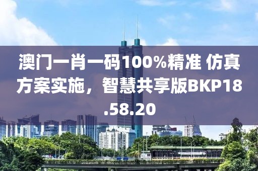 澳门一肖一码100%精准 仿真方案实施，智慧共享版BKP18.58.20