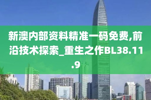 新澳内部资料精准一码免费,前沿技术探索_重生之作BL38.11.9