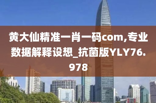 黄大仙精准一肖一码com,专业数据解释设想_抗菌版YLY76.978