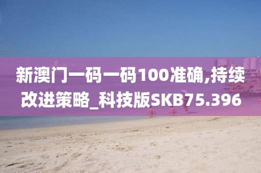 新澳门一码一码100准确,持续改进策略_科技版SKB75.396