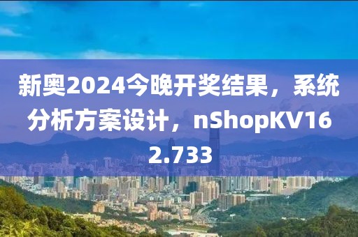 新奥2024今晚开奖结果，系统分析方案设计，nShopKV162.733
