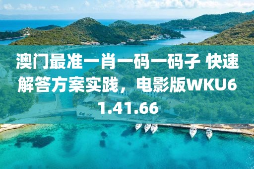 澳门最准一肖一码一码孑 快速解答方案实践，电影版WKU61.41.66
