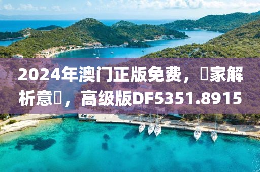 2024年澳门正版免费，專家解析意見，高级版DF5351.8915