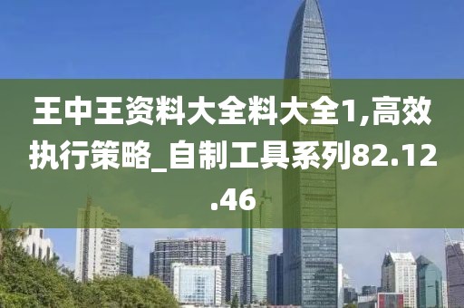 王中王资料大全料大全1,高效执行策略_自制工具系列82.12.46