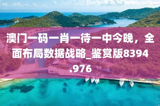 澳门一码一肖一待一中今晚，全面布局数据战略_鉴赏版8394.976