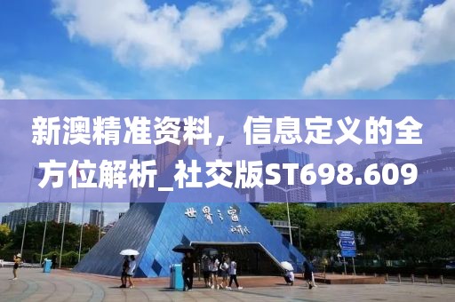 新澳精准资料，信息定义的全方位解析_社交版ST698.609
