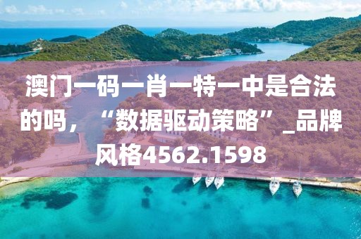 澳门一码一肖一特一中是合法的吗，“数据驱动策略”_品牌风格4562.1598