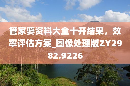 管家婆资料大全十开结果，效率评估方案_图像处理版ZY2982.9226
