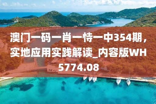 澳门一码一肖一恃一中354期，实地应用实践解读_内容版WH5774.08