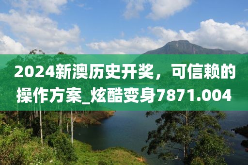 2024新澳历史开奖，可信赖的操作方案_炫酷变身7871.004