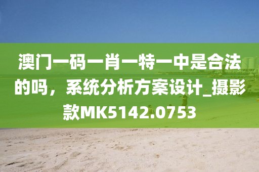 澳门一码一肖一特一中是合法的吗，系统分析方案设计_摄影款MK5142.0753